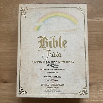 Vintage Bible Trivia Game 1984 Complete • $29.97