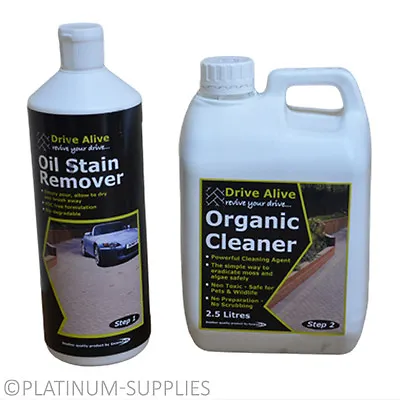 Drive Alive Organic Cleaner/oil Grease Stain Remover Tarmac Concrete Driveway  • £8.50