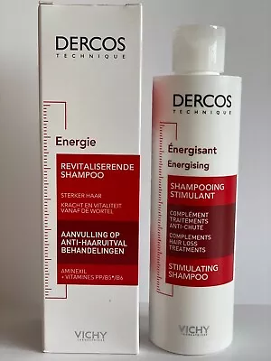 £15.99 • Buy Vichy Dercos Energising Stimulating Shampoo 200ml ANTI HAIR LOSS AMINEXIL