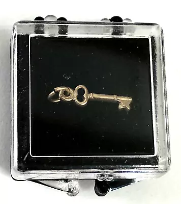 10K Gold Charm Mini Skeleton Key • $24.99