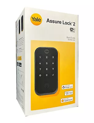 Yale Assure Lock 2 Keypad With Wi-Fi - Black Suede • $203