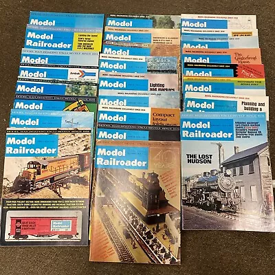 Lot Of 25 Back Issues Of Model Railroader 1972-1974 • $39.99