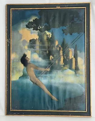 The Dinky Bird By Maxfield Parrish Antique Original Framed Print - 92415 • $49.99