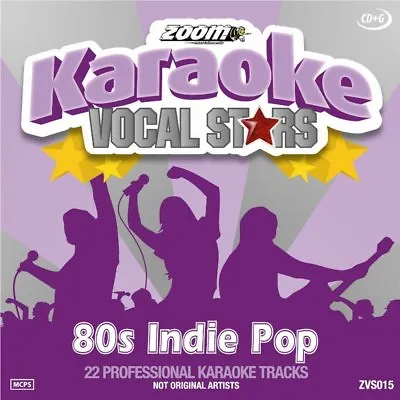 Zoom Karaoke Vocal Stars Series Volume 15 CD+G - 80s Indie Pop • £3.95