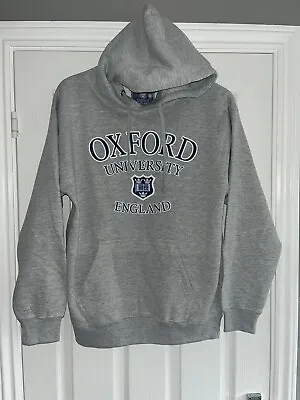 £12.99 • Buy Official Unisex Oxford University Grey Marl Hoodie Shield & Scroll Badge Size M