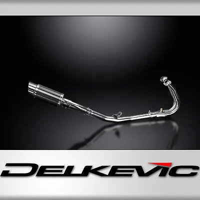 KAWASAKI NINJA 400 Z400 2018-22 FULL EXHAUST 200mm CARBON ROUND SILENCER • $378.96