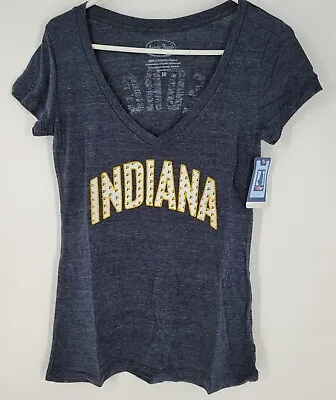 New Paul George Indiana Pacers Majestic Threads NBA 4her Womens V-Neck Shirt #24 • $11.99