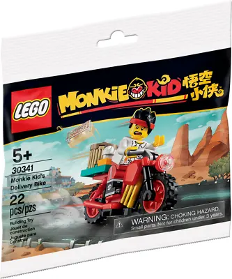 LEGO Monkie Kid's Delivery Bike Set Polybag (30341) New Sealed • £9.95