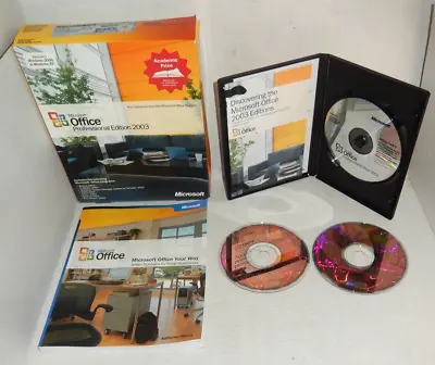 Microsoft Office 2003 Professional Edition Academic With Product Key 1 User • $19.99