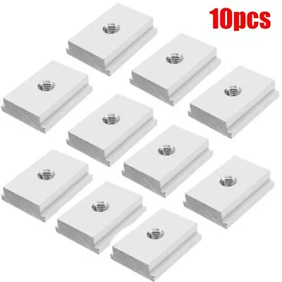 10x T-Slot Miter Bar Slider Aluminum Silver For Woodworking Table Saw Gauge Rods • $30.77
