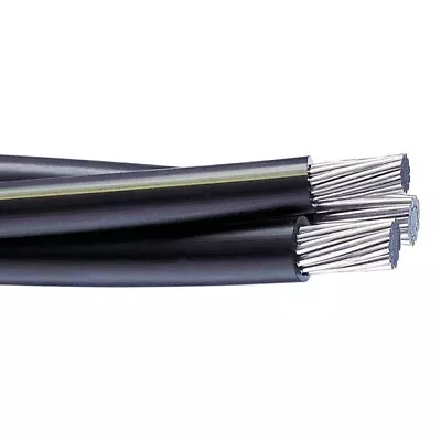 200' Stephens 2-2-4 Triplex Aluminum URD Direct Burial Cable (120 Amp) 600V • $265