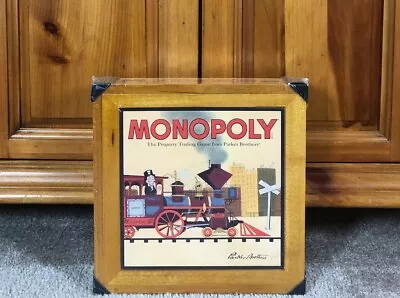 New Parker Brothers Monopoly Nostalgia Game Series Edition Board Game Wooden Box • $59.95