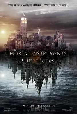 MORTAL INSTRUMENTS CITY OF BONES 27x40 D/S Original Movie Poster One Sheet 2013 • $24.99