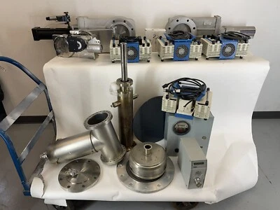$421.88 • Buy Lot Of Laboratory High Vacuum Equipment Fittings Stainless Pumps Gate Valves MDC