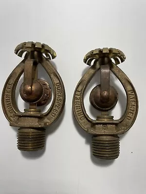 Grinnell - Vintage 1947 - B47 -165 - Sprinkler Head - 1/2  NPT Brass - Lot Of 2 • $12.99