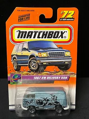 Matchbox Mbx Moc 1967 Vw Delivery Van #72 On Tour Blue 2000 Usa Seller • $2.95