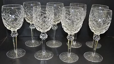 $279 • Buy Set Of 8 Waterford Crystal Powerscourt Claret Wine Goblets 7 1/8 