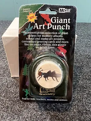 Vintage McGill Giant Art Paper Punch “ANT’Craft Craftivity Green NEW • $12