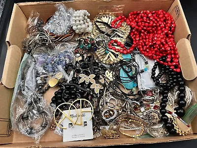 Jewelry Lot 4.5lbs All Wearable Reseller Bundle Name Brands & Unbranded VTG-Now • $47.49