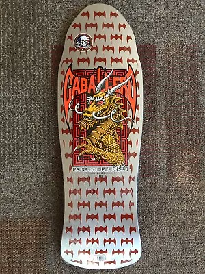 Steve Caballero Powell Peralta Dragon & Bats Skateboard Deck 9.625  Silver • $99