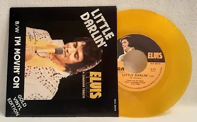 Elvis Presley - 45rpm Record -  Little Darlin' / I'm Movin' On  • $15