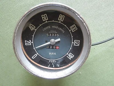 Alfa Romeo GIULIA SUPER Used Original Veglia 140 MPH SPEEDOMETER W/ FUEL Gauge • $140