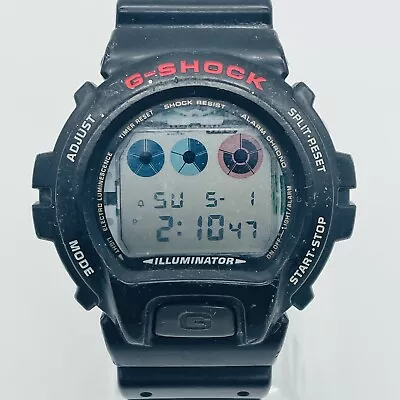 Casio G Shock Iluminator Watch Men Black Shock Resistant Alarm 50mm New Battery • $39.99