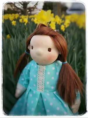 £89 • Buy Handmade Waldorf Doll 18 Inch Baby Girl 