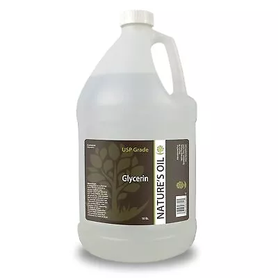 Nature's Oil (USP Grade) Vegetable Glycerin 99.7% (10 Lbs) 1 Gallon • $32.22