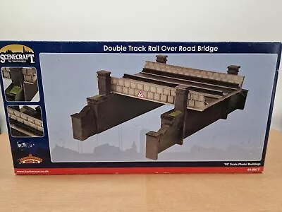 Bachmann Scenecraft 44-0017 Double Track Rail Over Road Bridge (OO Gauge) New • $97.17