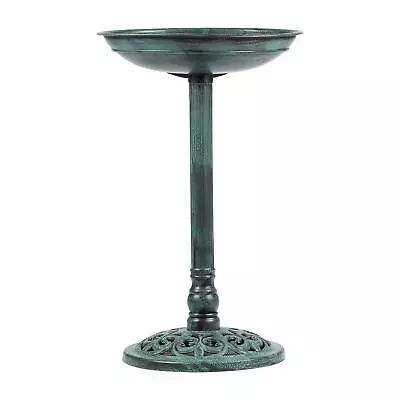 £16.95 • Buy 63cm Tall 40cm Diameter Traditional Resin Garden Bird Bath Ornament