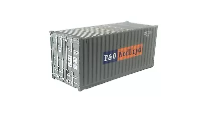 N Scale Containers - ETN20P&O -  20' Shipping Container - P&O Nedlloyd • $14.95