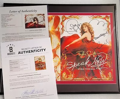 Taylor Swift Signed Display Beckett & Jsa Loa Coa Full Letter Bas Autographed • $3064.07