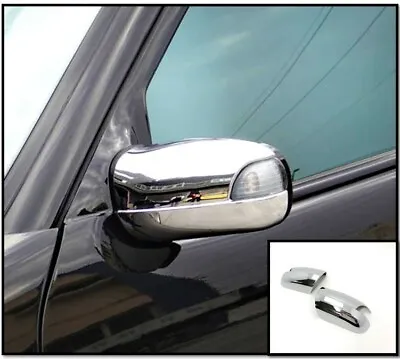 IDFR Benz E W210 1999~2002 Chrome Cover For Side Door Mirror / Door Mirror Cover • $78