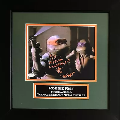 Robbie Rist Signed Inscribed Framed 8x10 Photo JSA Teenage Mutant Ninja Turtles • $113.60