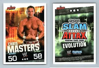 £0.99 • Buy Chris Masters - WWE Slam Attax Evolution 2009 Topps TCG Card