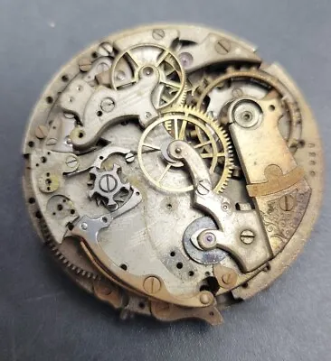 Antique 43mm Pocket Watch Repeater Movement For Repairs • $259