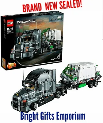 LEGO 42078 Technic Mack Anthem Semi Trailer Garbage Truck Boy Girl Birthday Gift • $799.79