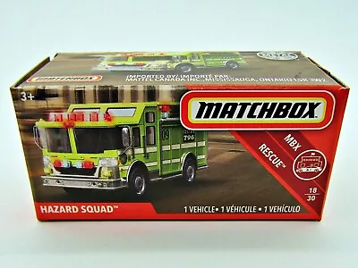 2019 Matchbox Power Grabs - HAZARD SQUAD - 18/30 MBX Rescue - Fire Engine Truck • $7.99