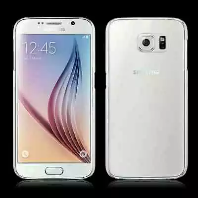 $5.50 • Buy Ultra Thin CLEAR Cover Hard Back Case Samsung Galaxy S4 S5 S7 Edge S8 S9 PLUS