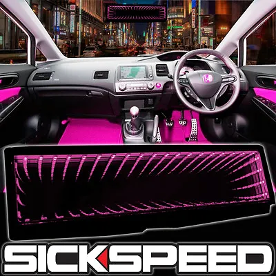 Sickspeed Galaxy Mirror Led Light Clip-on Rear View Wink Rearview Pink P4 • $19.88