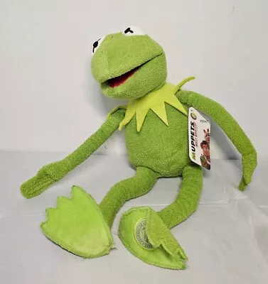 Muppets Most Wanted Disney Store KERMIT THE FROG Plush - 17” NEW • $34.99