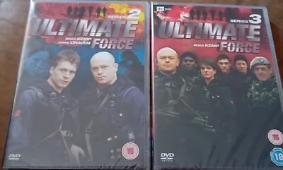 Ultimate Force - Series 2 + 3 DVD Set NEW Ross Kemp  • £6.49