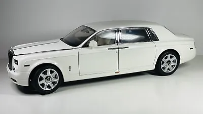 1/18 Kyosho Rolls-Royce Phantom Extended Wheelbase (English White) EWB New InBox • £430