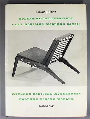 Modern Danish Furniture Hiort Esbjorn 1956 Book Finn Juhl Borge Mogensen Etc. • $294.34