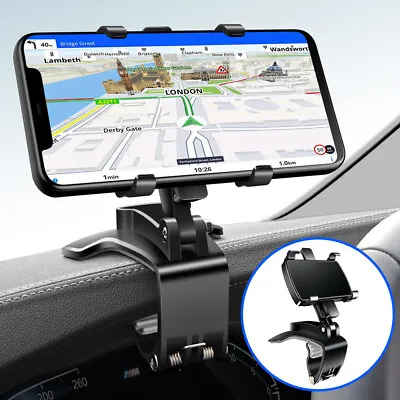 $8.69 • Buy Universal 360° Car Rear View Mirror Mount Holder Stand Cradle For Cell Phone GPS