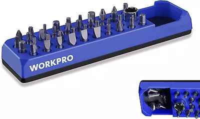 Magnetic Hex Bit Organizer 39 Hole Screwdriver Drill Bit Holder Tray • $17.99