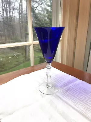 Morgantown Monroe  Ritz Blue Cobalt Water Goblet • $50