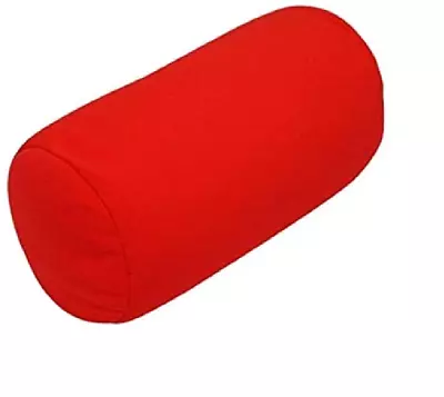 MOGU Cylindrical Cushion Red 15×15×38cm  • $52