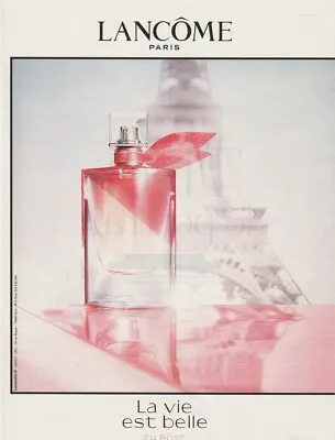 Paper Advertising - Advertising Paper - La Vie Est Belle En Rose De Lancôme • £2.68